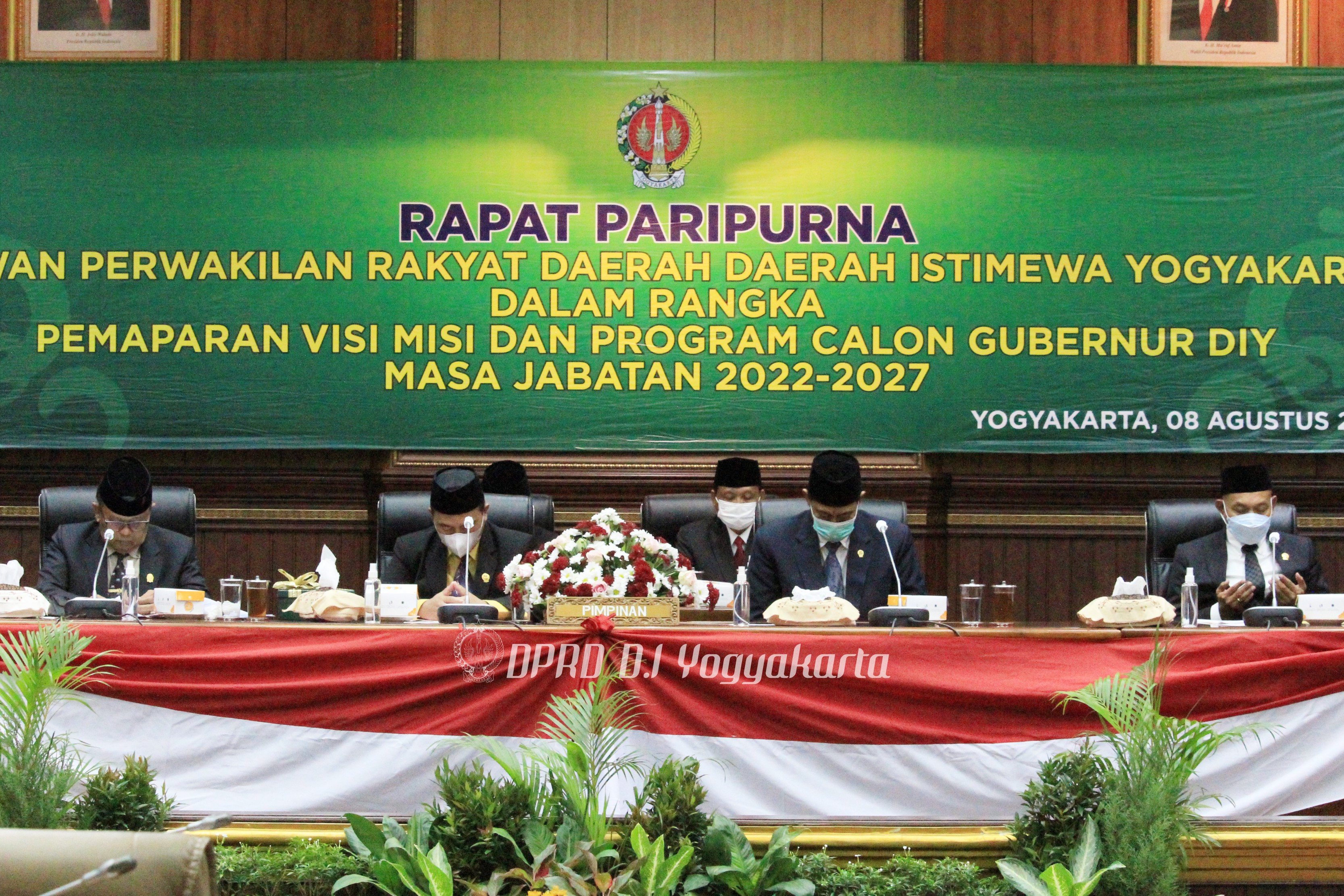 Pemaparan Visi Misi Dan Program Calon Gubernur DIY Masa Jabatan 2022 ...